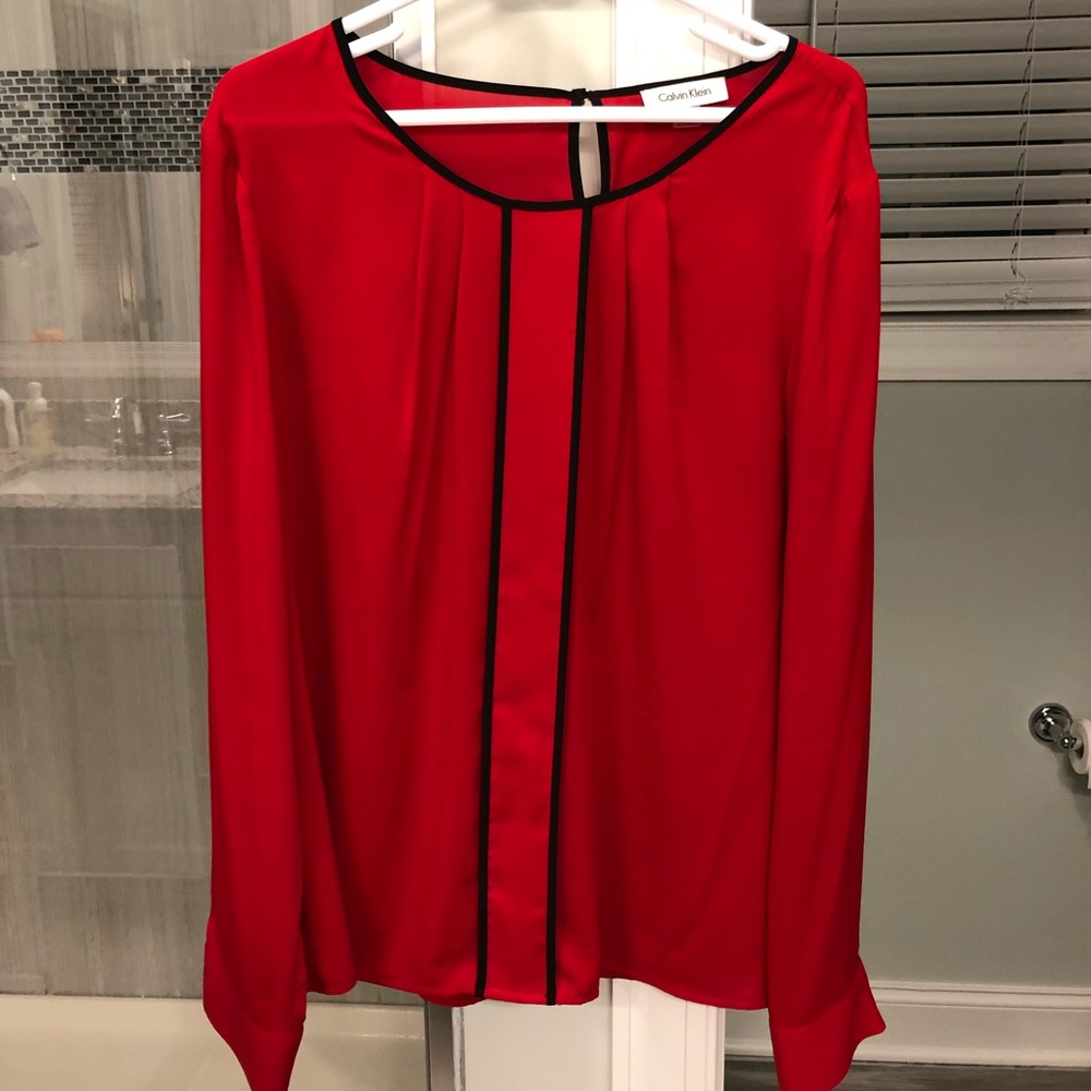 Calvin Klein Red blouse
